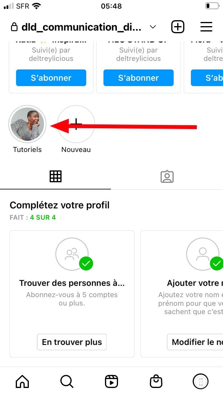 Comment modifier l’image de couverture de mes Stories à la une (sans la publier en story