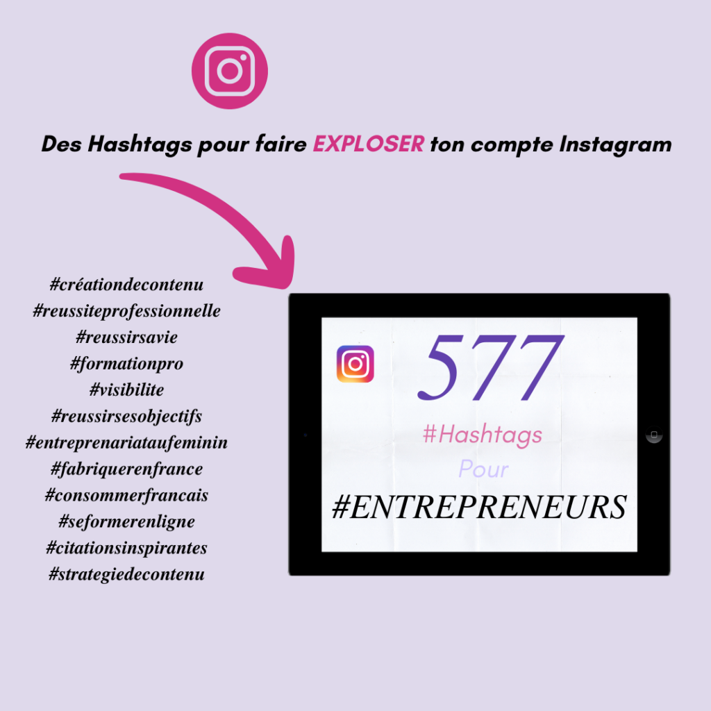 calendrier éditorial instagram, planification de contenu hashtags visibilité, meilleures hashtags Instagram