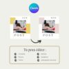 Templates Instagram pour un Feed esthétique et harmonieux (nouveau feed instagram 2025) – Image 6