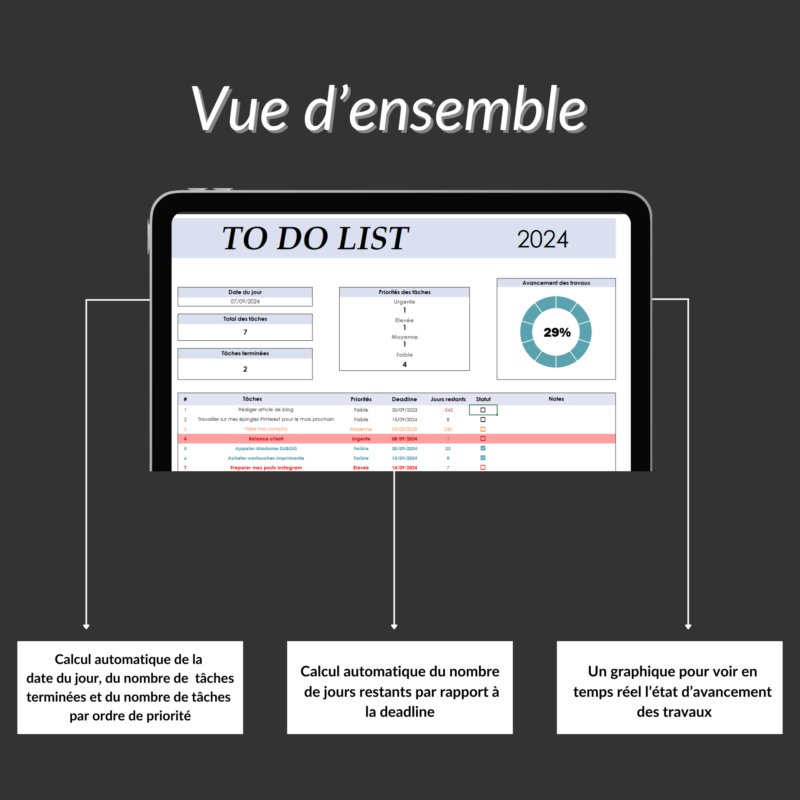 To do list excel google sheet travail, to do list simple, semaine, excel, to do list à remplir, to do list à télécharger, to do list à imprimer a4, to do list excel template, to do list excel modele, exemple, sheet, to do list professionnelle excel, planning to do list excel, daily to do lis excel, to do list excel personnalisé, tableau excel suivi des tâches, liste des tâches avec suivi de l'avancement, modèle checklist à télécharger excel, gestion des tâches tableau excel