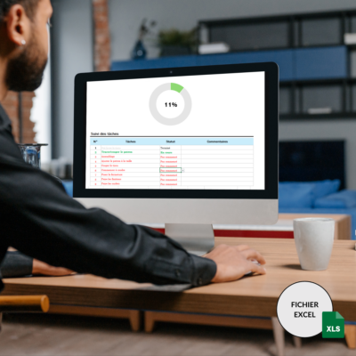liste des tâches avec suivi de l'avancement, tableau excel suivi des tâches, to do list excel modèle, planning to do list simple