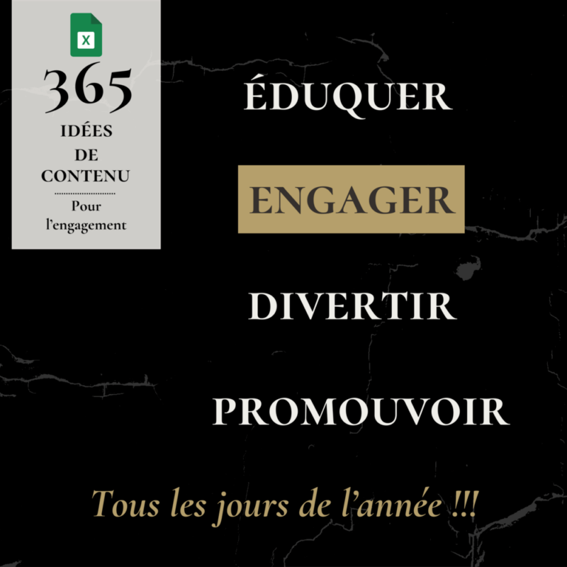 365 idées de contenu Instagram, 365 idées de posts instagram, 365 idées de publications Instagram, quoi poster sur instagram, quoi publier sur instagram, templates instagram stories français, instagram pour les entreprises, compte instagram professionnel