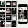 Comment démarrer sur instagram Améliorer son profil instagram, Pack médias sociaux, idée post instagram entreprise de couture, exemple publication instagram, Comment améliorer son compte instagram