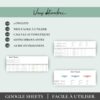 tableau de bord facturation, tableau facture excel, tableau clients modèle, suivi facture client modèle