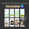 Maquette Instagram canva pour community manager, mockup Instagram pour community manager, template Instagram Canva, visuels Instagram pour réseaux sociaux, contenu prêt à poster Instagram