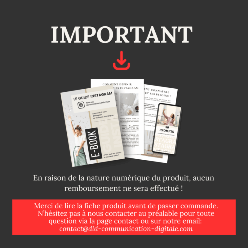 Stratégie Instagram clé en main pour entrepreneuses créatives (Guide + Workbook + 365 idées de contenu) – Image 5