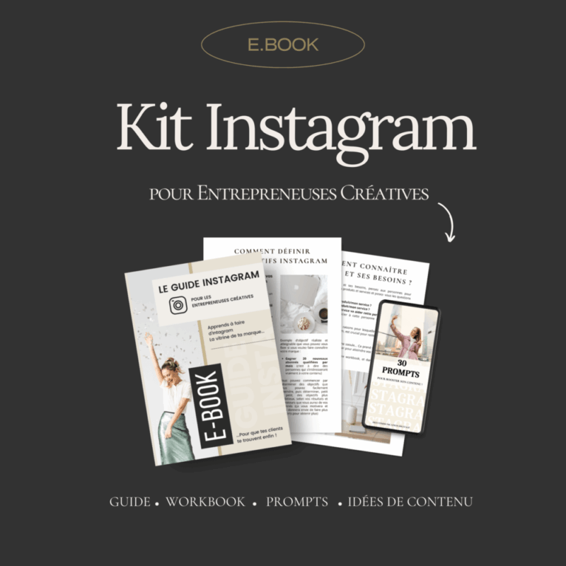 guide instagram 2025, kit instagram pour petites entreprises, workbook Instagram pour vendre, calendrier éditorial Instagram 2025, idées de contenu Instagram entrepreneuse, pack instagram communication, stratégie de contenu Instagram pour petites entreprises, guide Instagram pour vendre sans prospecter, méthode visibilité instagram, Instagram pour vendre ses créations et services, kit complet Instagram pour professionnels, maquette guide Instagram pour petites entreprises