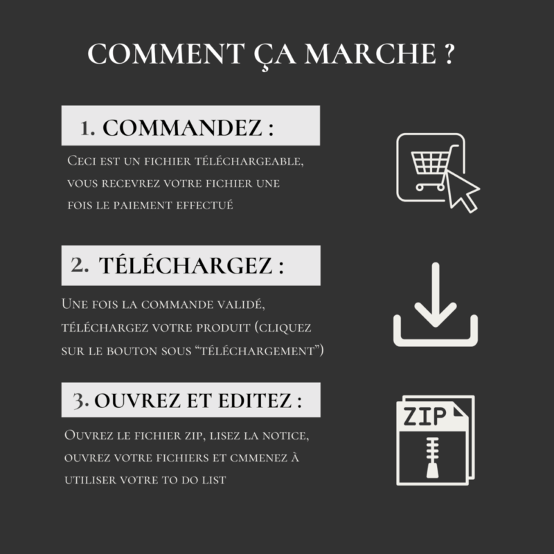 To-Do List Excel Suivi de Productivité Automatique – Image 5