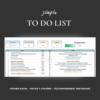 To-Do List Excel Suivi de Productivité Automatique – Image 2