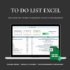 ableau de suivi des tâches pour entrepreneur digital, to do list excel suivi de productivité, tableau suivi des tâches excel