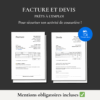 Pack juridique pour couturière & créatrice indépendante : Devis, Facture & CGV prêts à l'emploi ! – Image 3