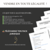 Ressources légales pour activité créative de couture, kit de lancement activité, comment rédiger ses CGV de couture