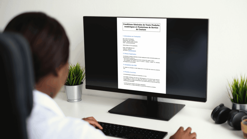 pack cgv factures autoentrepreneurs devis à jour des obligations légales pour couturières prestations de services et ventes de produits physiques