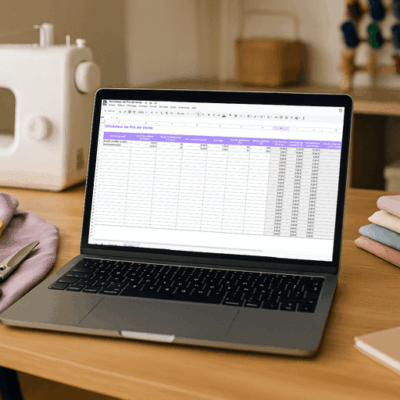 Simulateur de prix pour couturière professionnelle Google Sheets