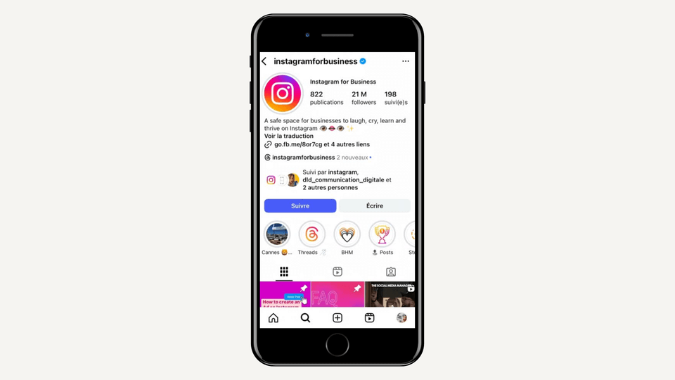 comment faire pour s'abonner à un compte instagram