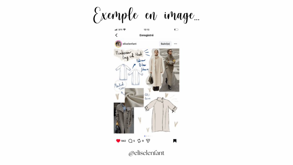 capture photo montrant des idées de carrousels instagram pour couturière, une bonne source d'inspirations pour les entrepreneurs et créatrices artisanales